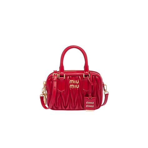 miu miu tote bag red|Miu Miu bag vintage.